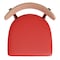 Flash Furniture Red Vinyl Barstool with Natural Wood Back, 2PK 2-XU-DG6V6RDV-NAT-GG - alternate 2